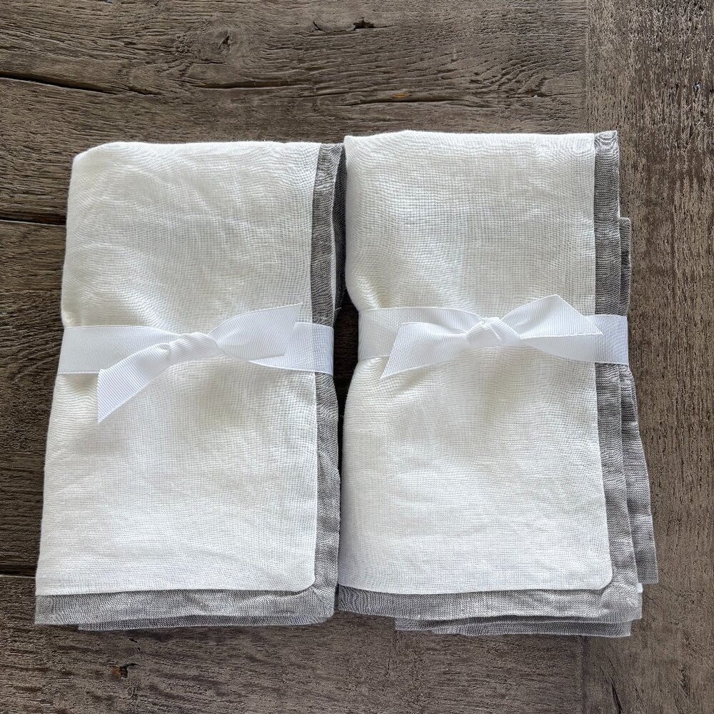 Pottery Barn Linen Euro Shams